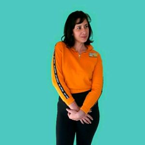 VTG 90's MTV CROPPED SWEATSHIRT